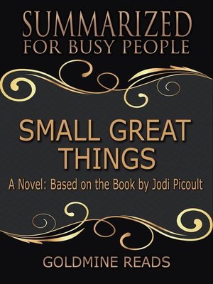 cover image of Small Great Things--Summarized for Busy People